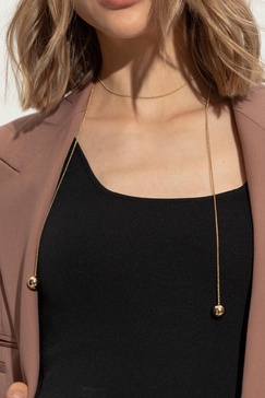 LIE STUDIO Silver necklace ‘The Astrid’