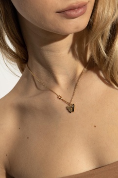 Coach Necklace with butterfly-shaped pendant