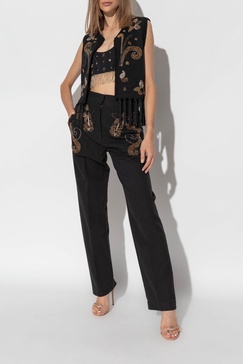 Forte Forte Pants with shimmering appliqués