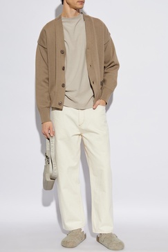 Ami Alexandre Mattiussi Cardigan with embroidered logo