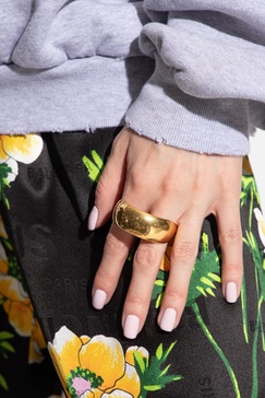 Balenciaga Double brass ring