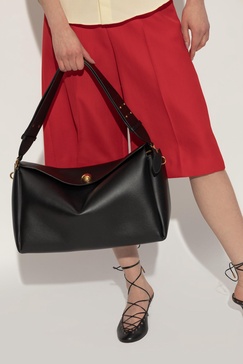 Ami Alexandre Mattiussi Leather shoulder bag