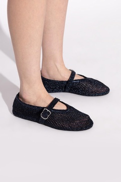 Alaia Mesh Ballet Flats