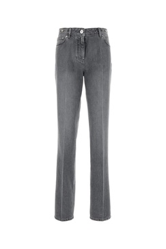 Versace Women Dark Grey Denim Jeans