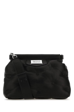 Maison Margiela Women Black Nappa Leather Small Glam Slam Classique Crossbody Bag