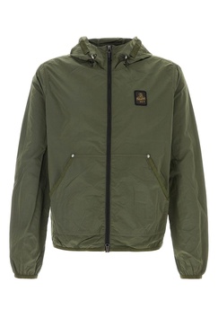 Olive green nylon Free jacket
