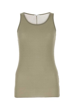 Dove grey viscose blend tank top