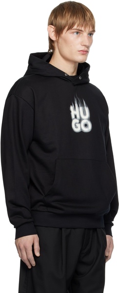 Black Flame Logo Hoodie