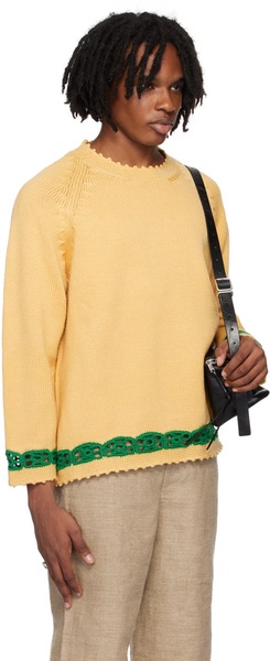 Yellow Daisy Garland Sweater