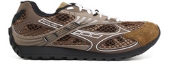 Orbit suede-trimmed sneakers