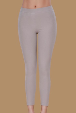 high rise legging in stone