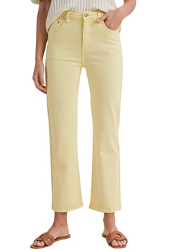 banana jeans in yellow