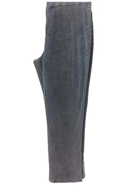 high waisted pant in charcoal