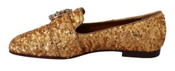 Embellished Loafers with Sequins and Crystals by Dolce & Gabbana