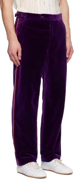 Purple Showcase Suiting Trousers