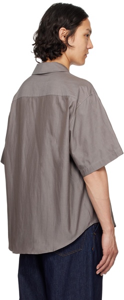 Cotton gabardine shirt