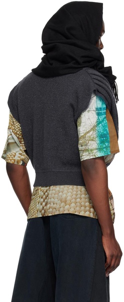 Black Nº75 Draps Long Scarf