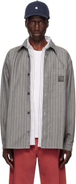 Gray Menard Denim Shirt