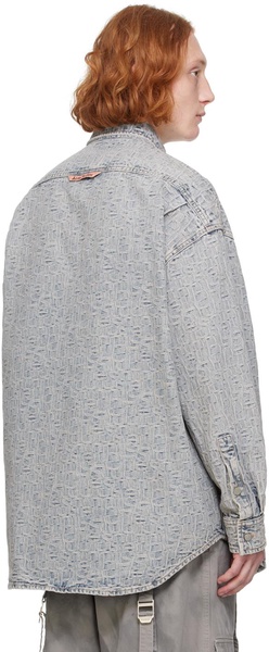 Blue Monogram Denim Shirt