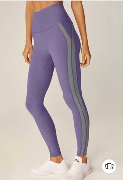 top line midi legging in indigo heather
