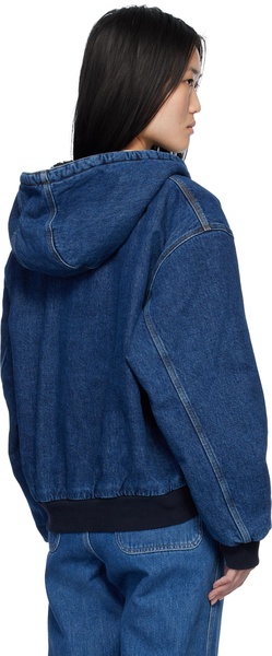 Blue OG Active Denim Bomber Jacket
