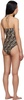 Beige & Black Brissa One-Piece Swimsuit