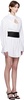 White Deconstructed Minidress