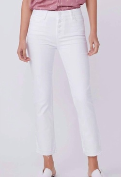 cindy crop jeans in cool white