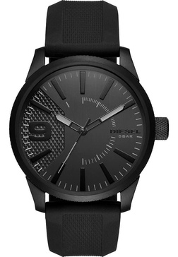 Diesel RASP Watch for Men, Quartz Movement with Silicone, Stainless Steel or Leather Strap