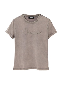 Desigual Women's Slim Rhinestone T-Shirt