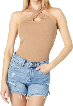 tana halter top in earth