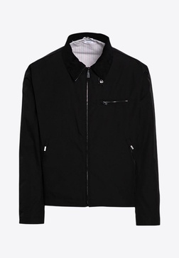Grosgrain Stripes Zip-Up Jacket