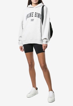 Harvey Logo Print Hooded Sweatshirt