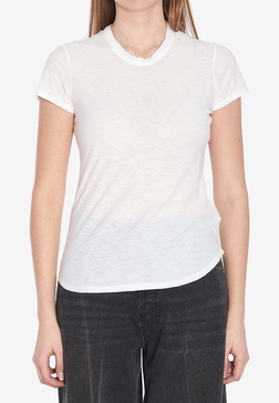 Sheer Slub Crewneck T-shirt
