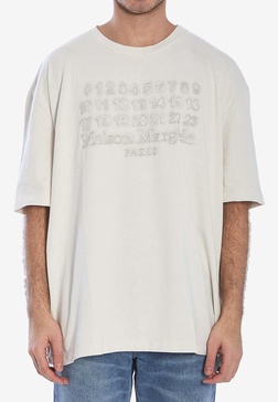 Embroidered Numbers T-shirt