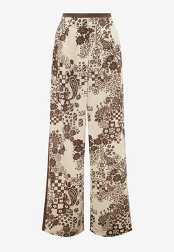 Vinnie Wide Leg Printed Pants