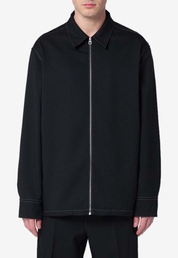 Zipped Shirt Jacket