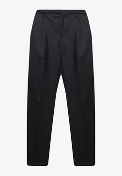 Wool Pleated Pants