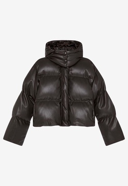 High-Neck Zip-Up Puffer Jacket