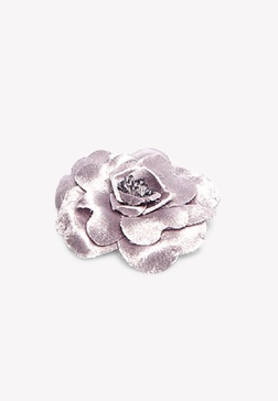 Satin Floral Brooch