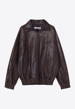 Leather Zipped Jacket