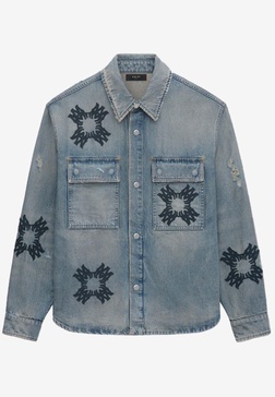 MA Quad Appliqué Denim Jacket