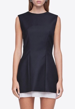 Mabel Wool Crewneck Mini Dress