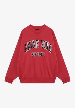 Jaci Logo Print Crewneck Sweatshirt