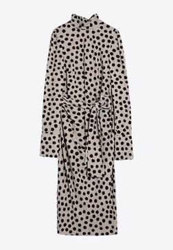 Polka Dot Midi Dress