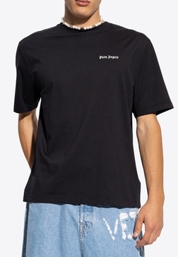 Logo Embroidered Crewneck T-shirt