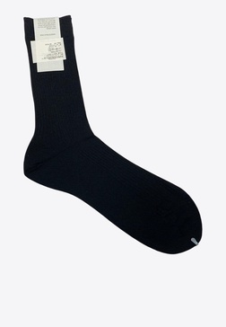 Ribbed Crew Socks