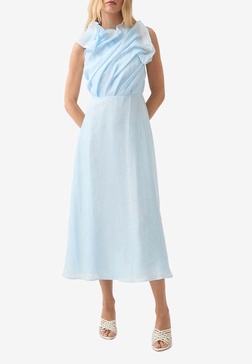 Genesis Draped Midi Dress
