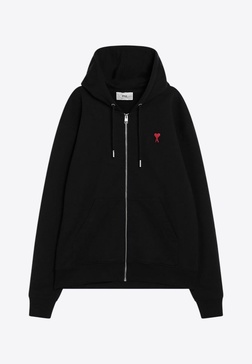 Ami De Coeur Zip-Up Hooded Sweatshirt