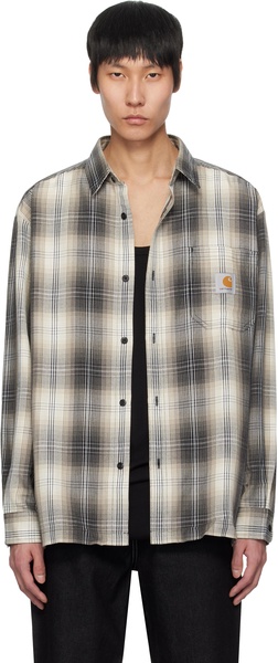 Beige Blanton Check Shirt